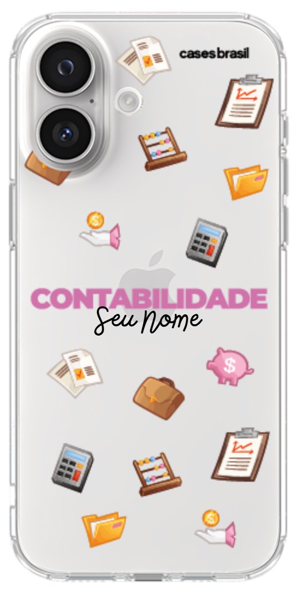 Capinha para celular Contabilidade - Profissão Com Nome