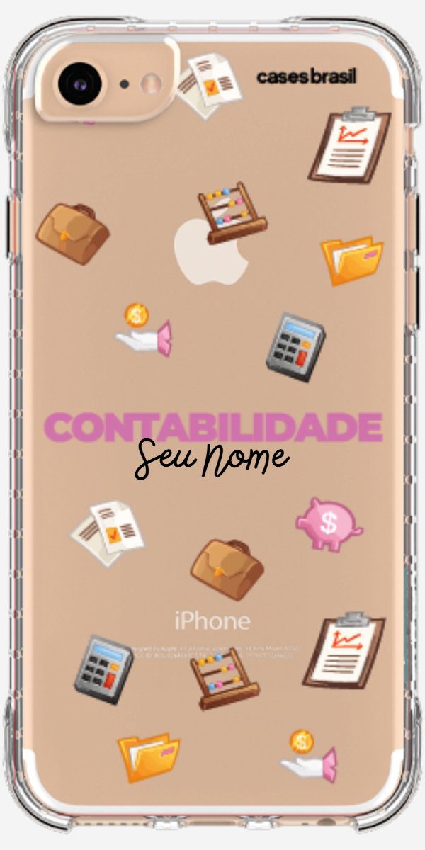 Capinha para celular Contabilidade - Profissão Com Nome