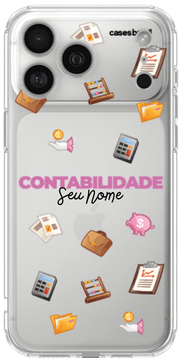 Capinha para celular Contabilidade - Profissão Com Nome