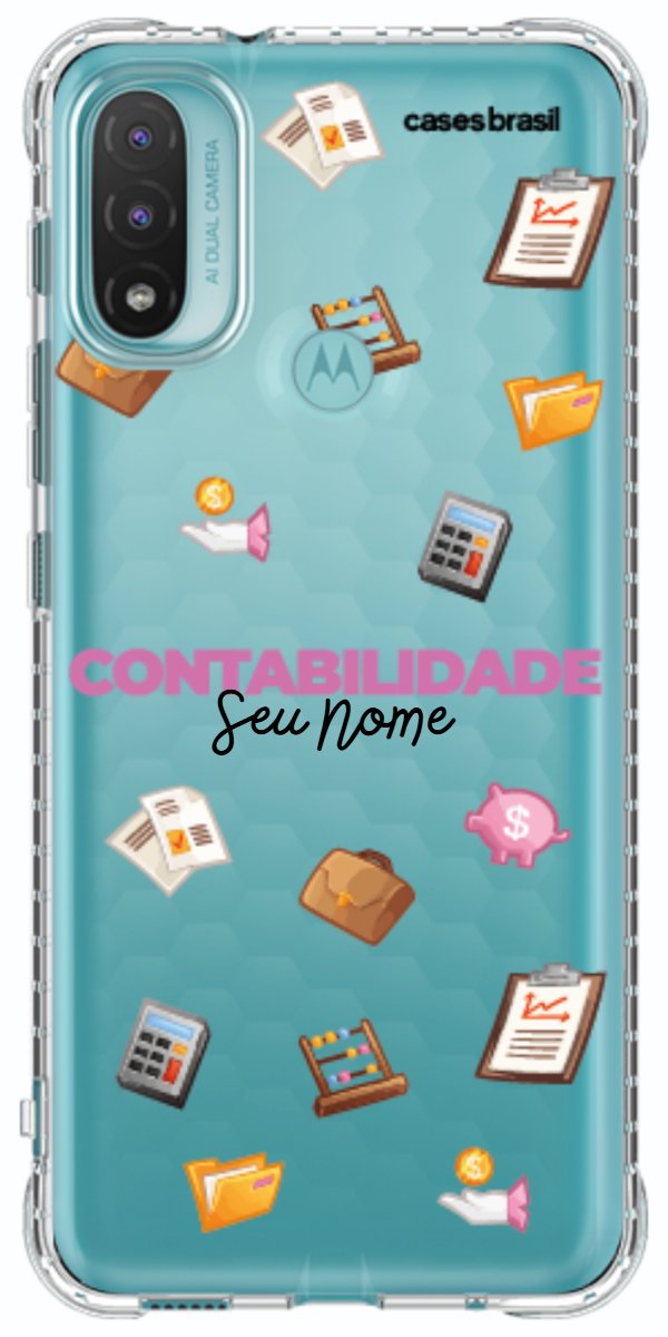 Capinha para celular Contabilidade - Profissão Com Nome