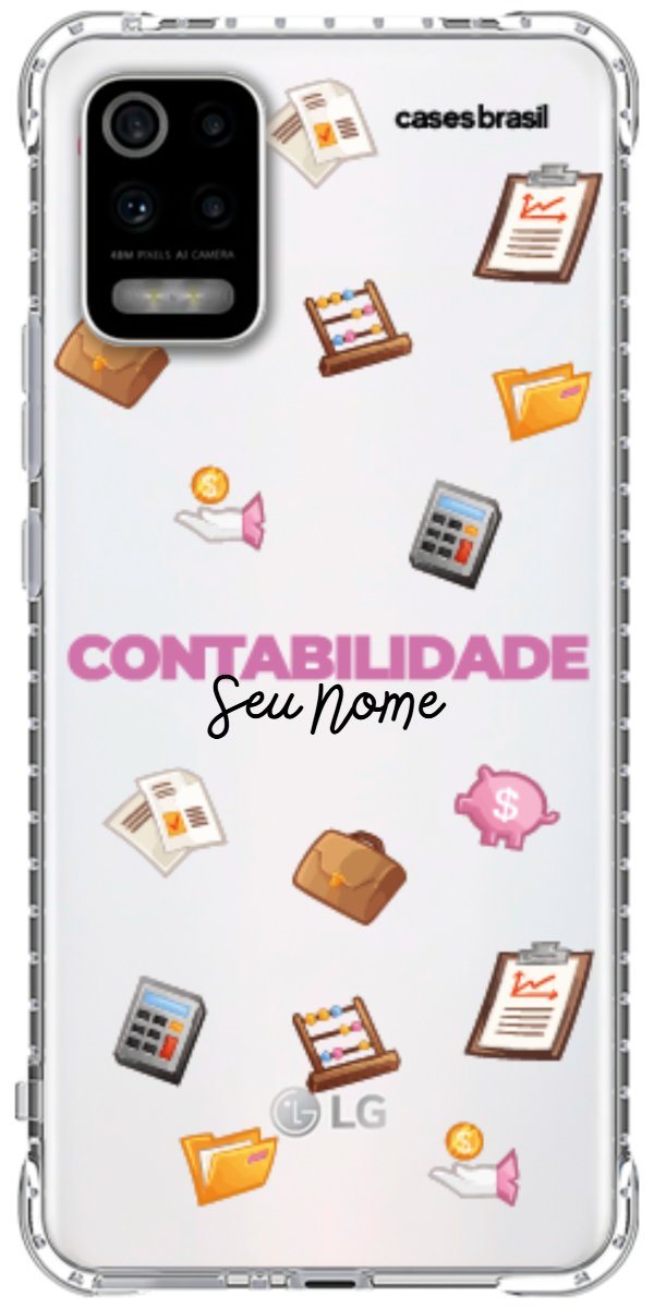 Capinha para celular Contabilidade - Profissão Com Nome