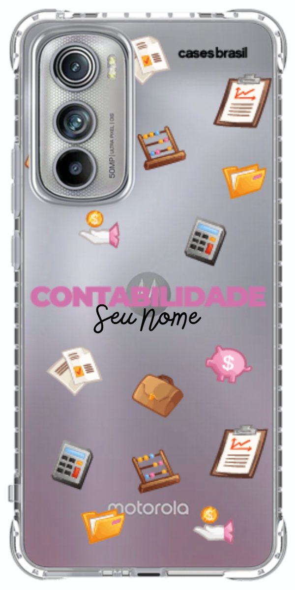 Capinha para celular Contabilidade - Profissão Com Nome