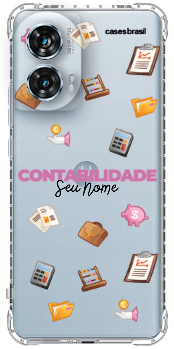 Capinha para celular Contabilidade - Profissão Com Nome