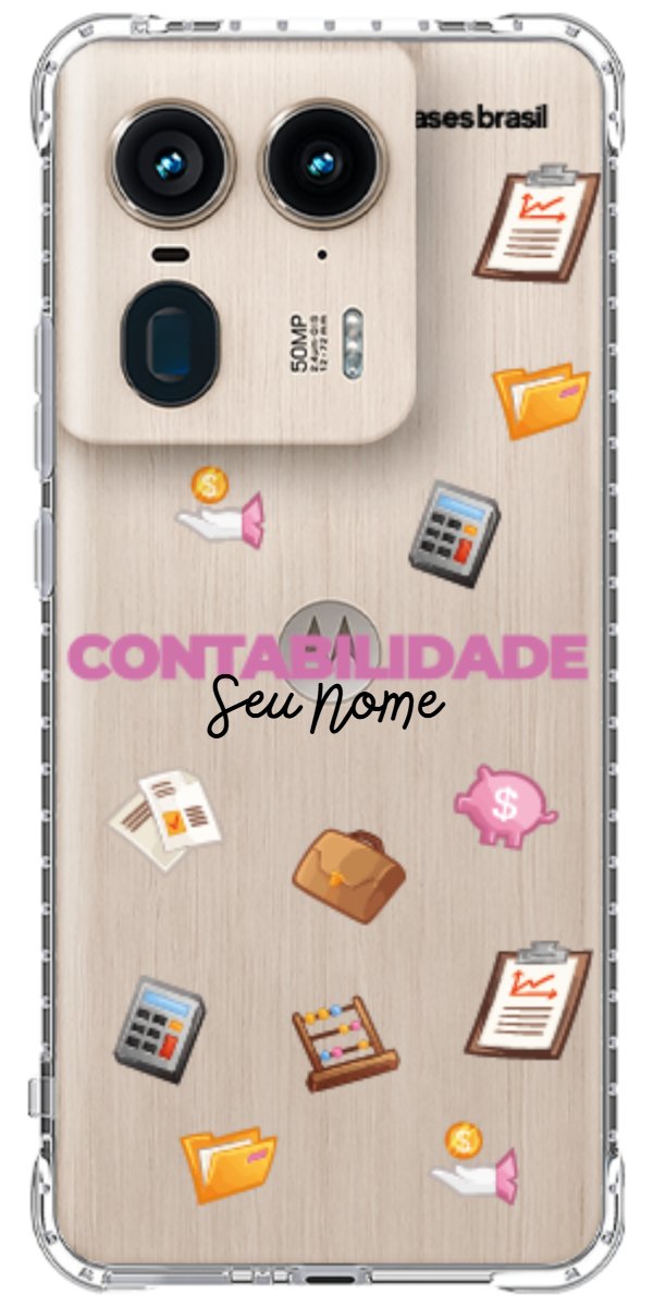 Capinha para celular Contabilidade - Profissão Com Nome