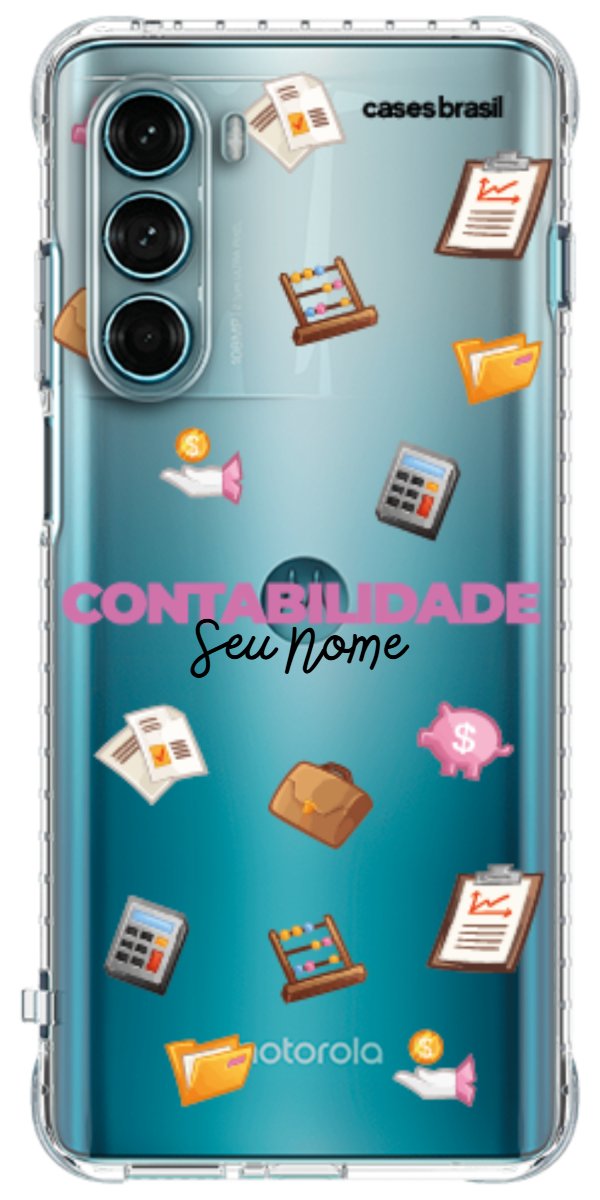 Capinha para celular Contabilidade - Profissão Com Nome