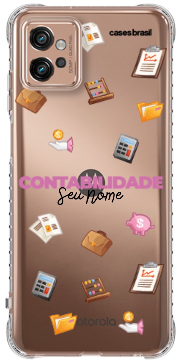 Capinha para celular Contabilidade - Profissão Com Nome
