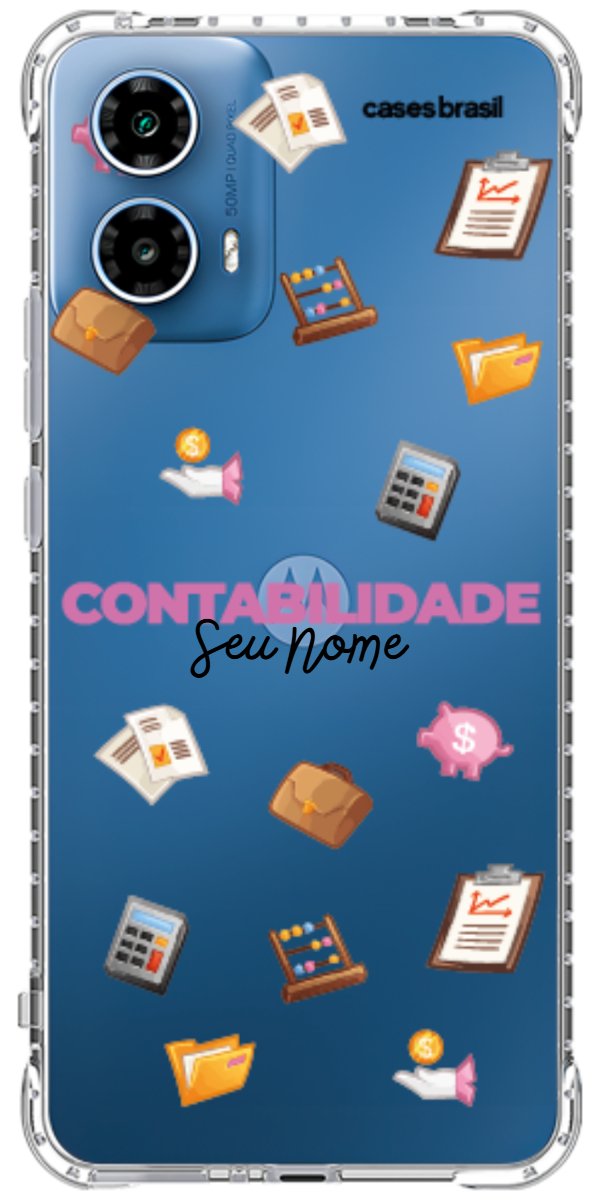 Capinha para celular Contabilidade - Profissão Com Nome