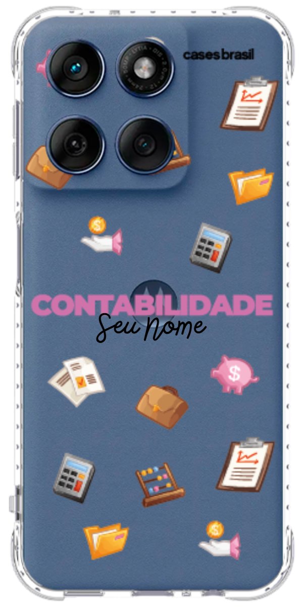 Capinha para celular Contabilidade - Profissão Com Nome