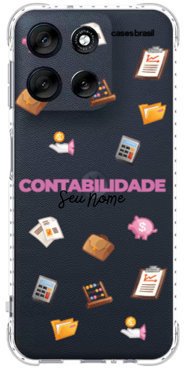 Capinha para celular Contabilidade - Profissão Com Nome