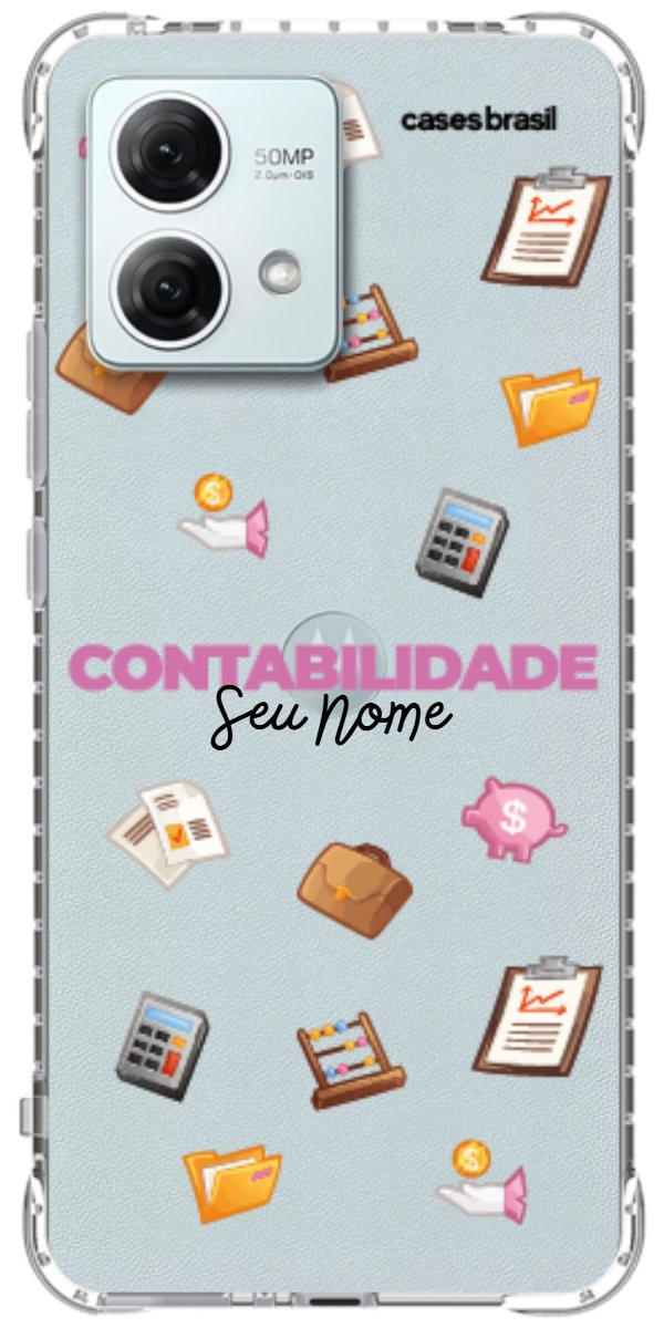 Capinha para celular Contabilidade - Profissão Com Nome