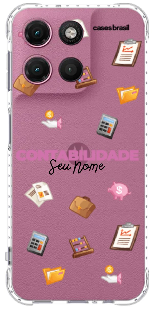 Capinha para celular Contabilidade - Profissão Com Nome