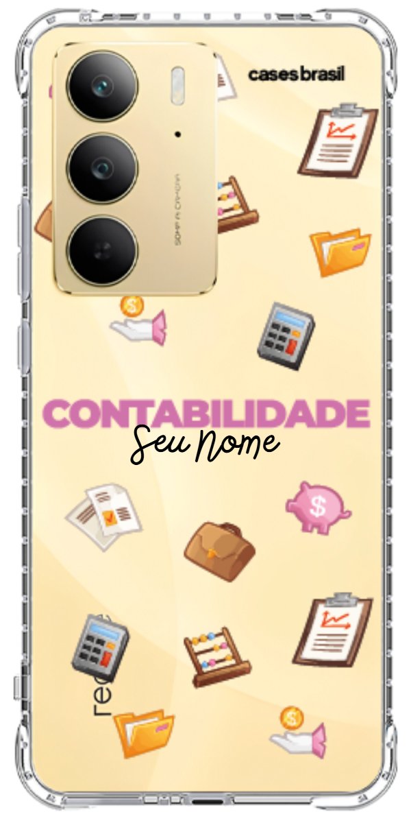 Capinha para celular Contabilidade - Profissão Com Nome
