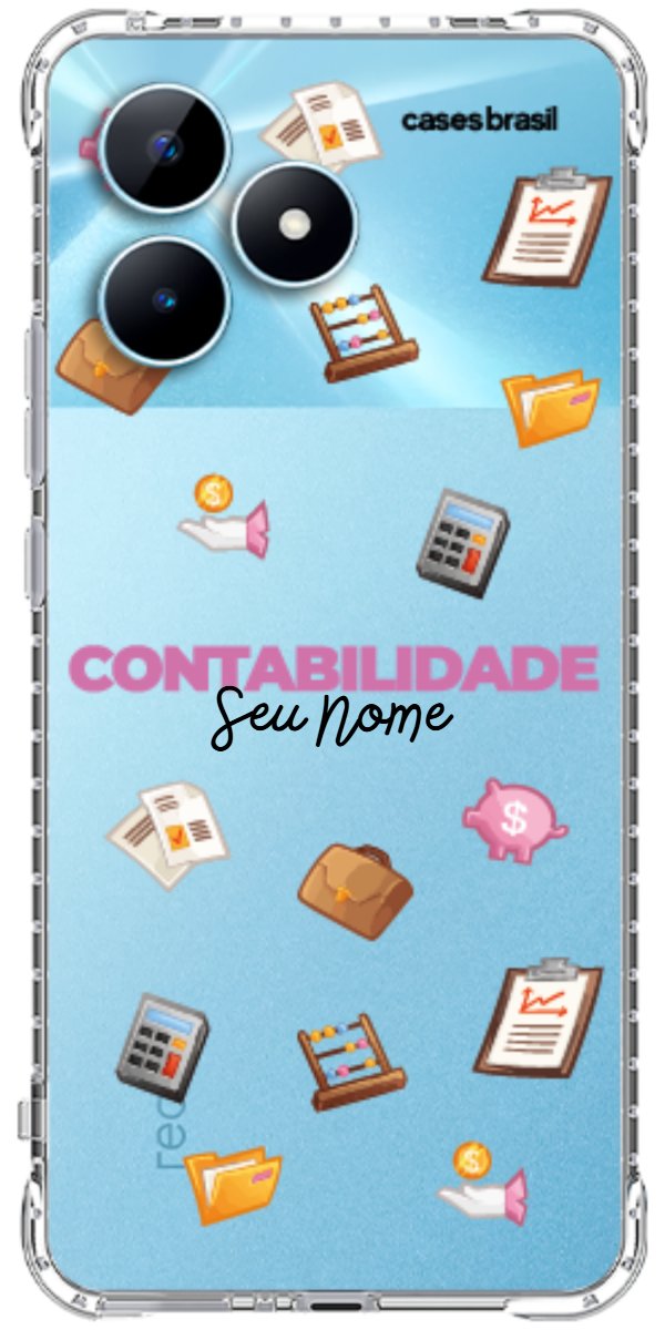 Capinha para celular Contabilidade - Profissão Com Nome
