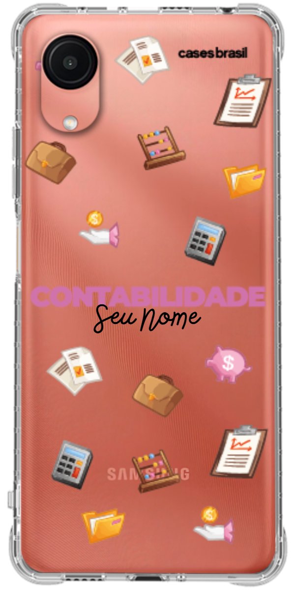 Capinha para celular Contabilidade - Profissão Com Nome