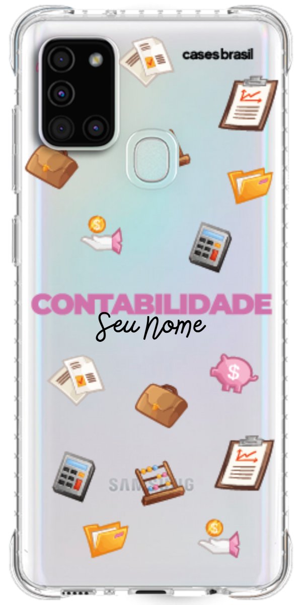 Capinha para celular Contabilidade - Profissão Com Nome