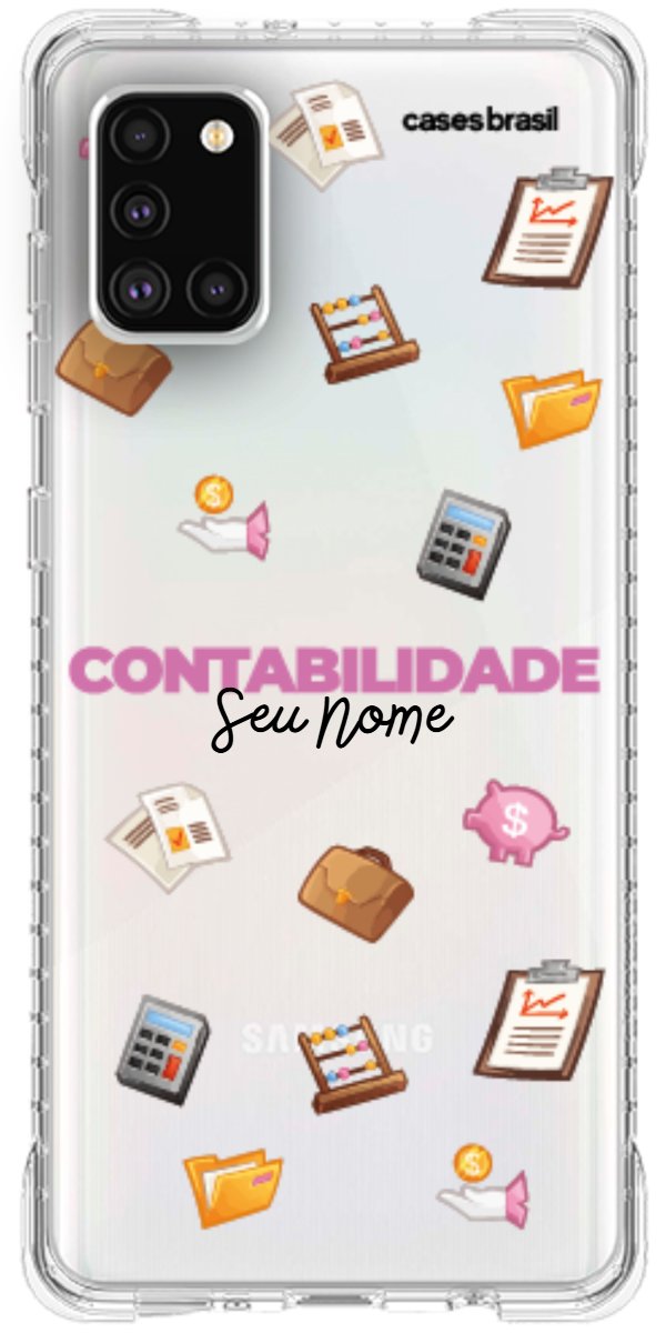 Capinha para celular Contabilidade - Profissão Com Nome