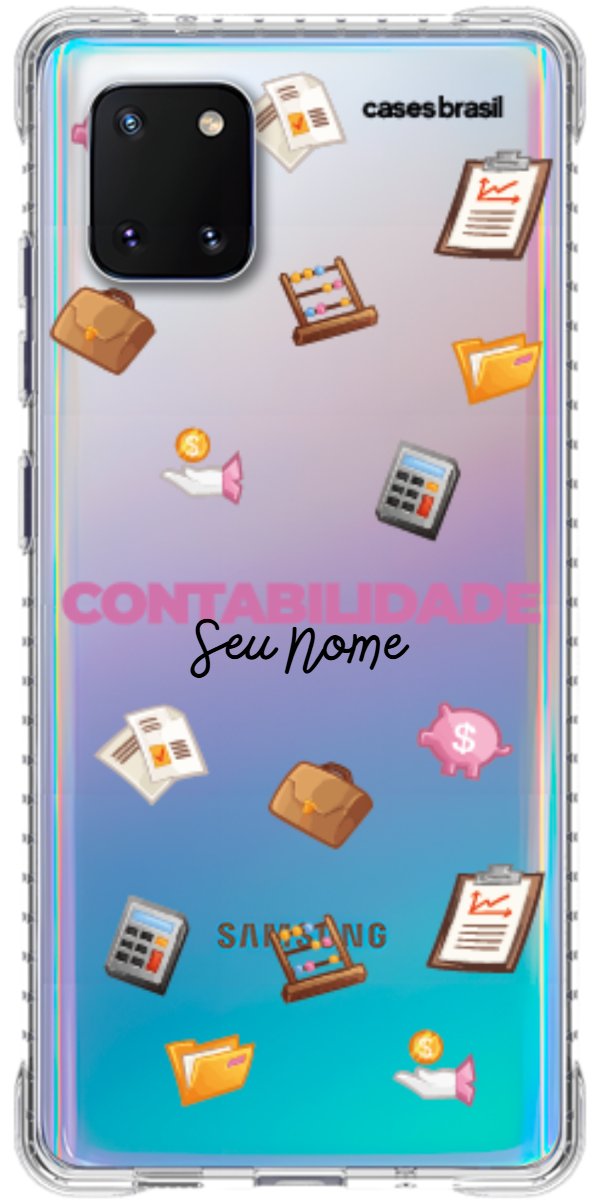 Capinha para celular Contabilidade - Profissão Com Nome