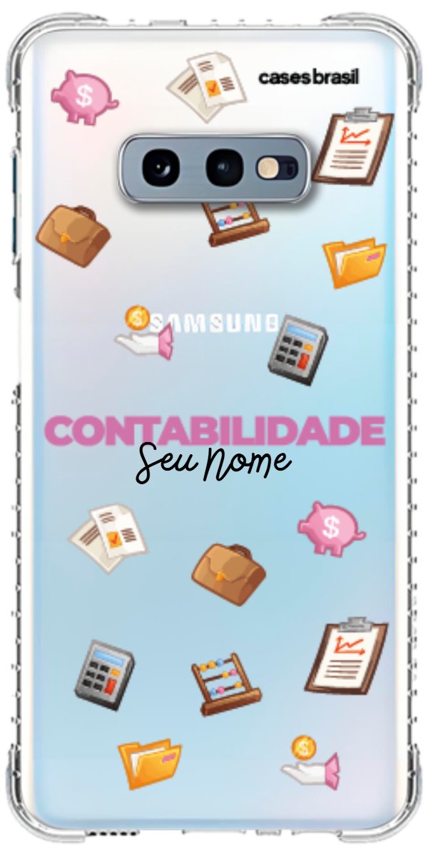 Capinha para celular Contabilidade - Profissão Com Nome