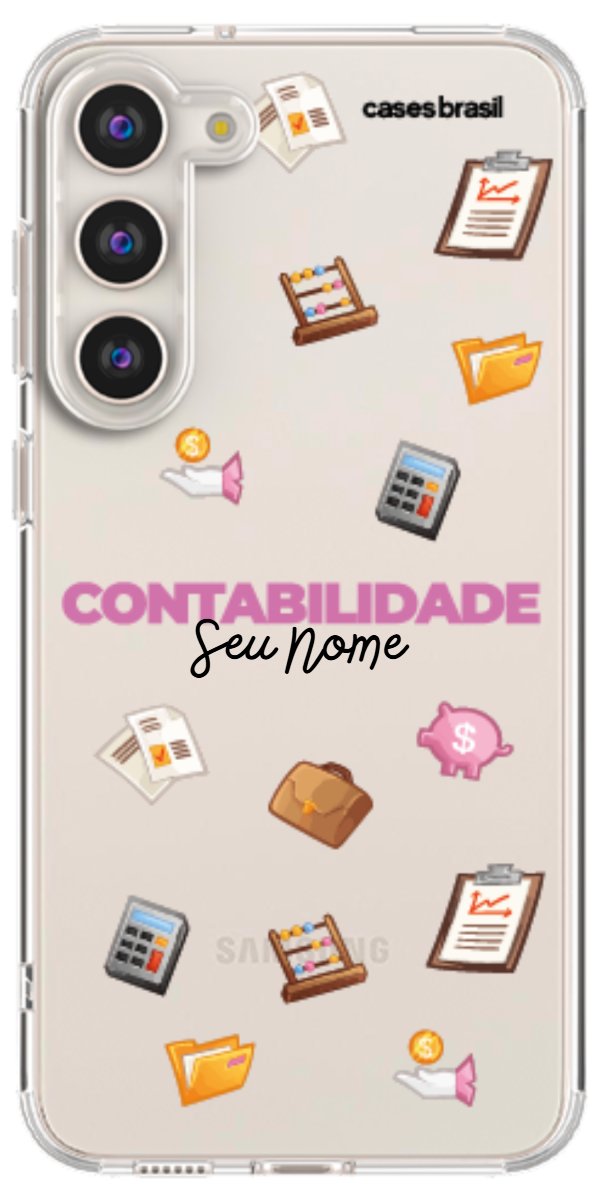 Capinha para celular Contabilidade - Profissão Com Nome