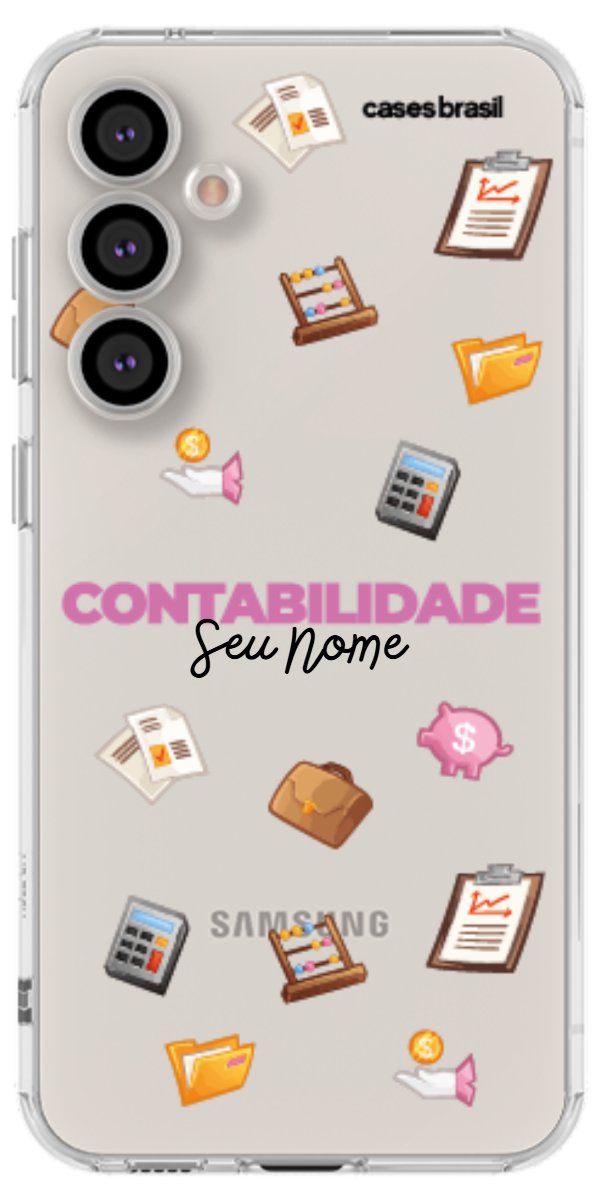 Capinha para celular Contabilidade - Profissão Com Nome
