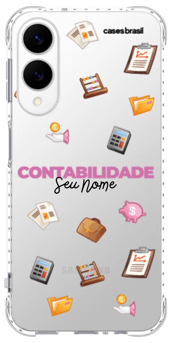 Capinha para celular Contabilidade - Profissão Com Nome