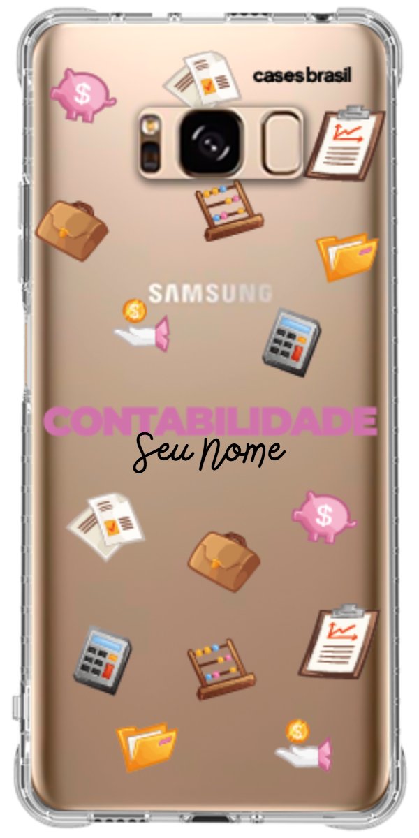 Capinha para celular Contabilidade - Profissão Com Nome