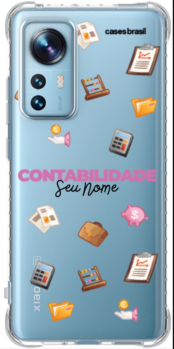Capinha para celular Contabilidade - Profissão Com Nome