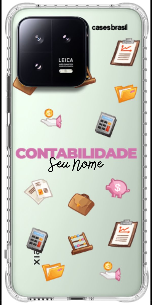 Capinha para celular Contabilidade - Profissão Com Nome