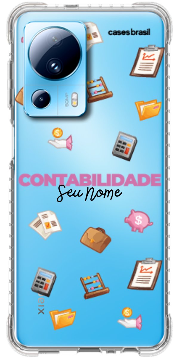 Capinha para celular Contabilidade - Profissão Com Nome