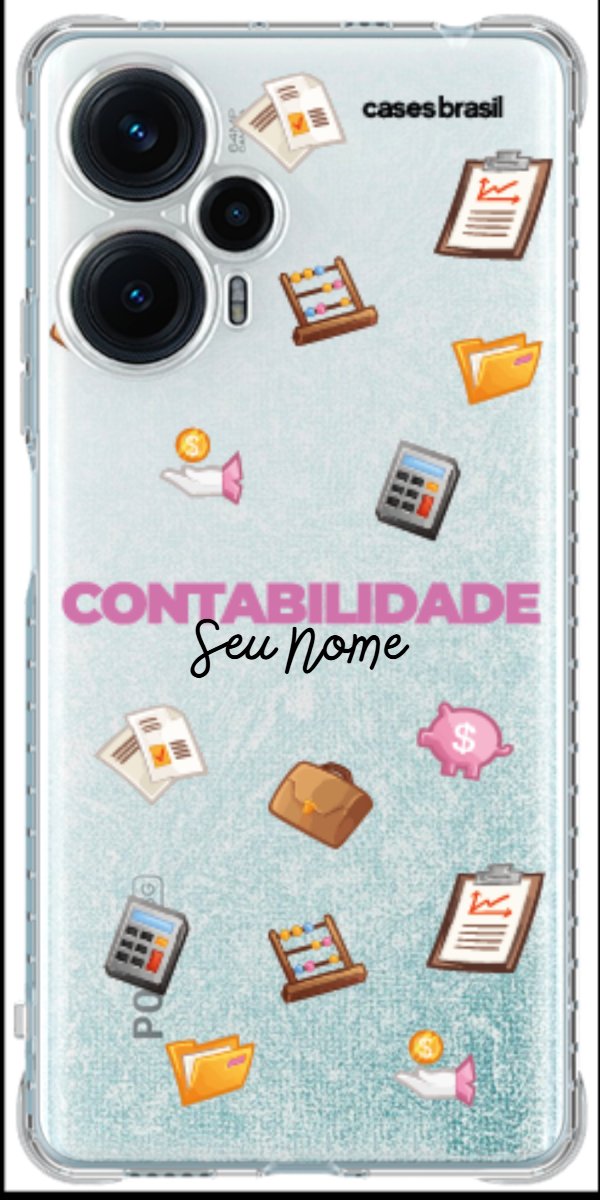 Capinha para celular Contabilidade - Profissão Com Nome