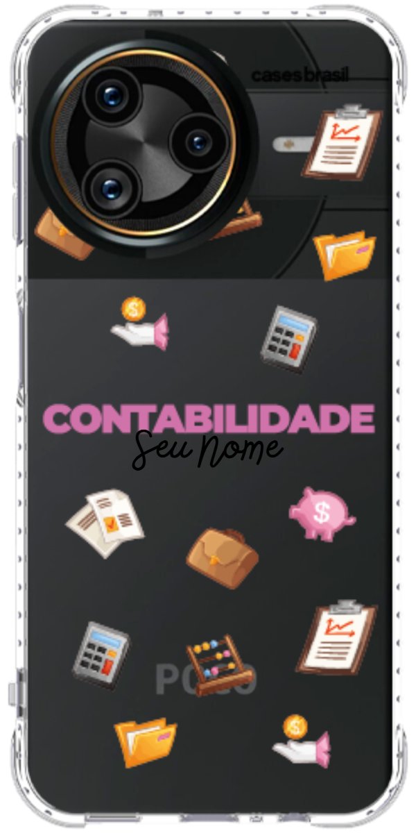 Capinha para celular Contabilidade - Profissão Com Nome