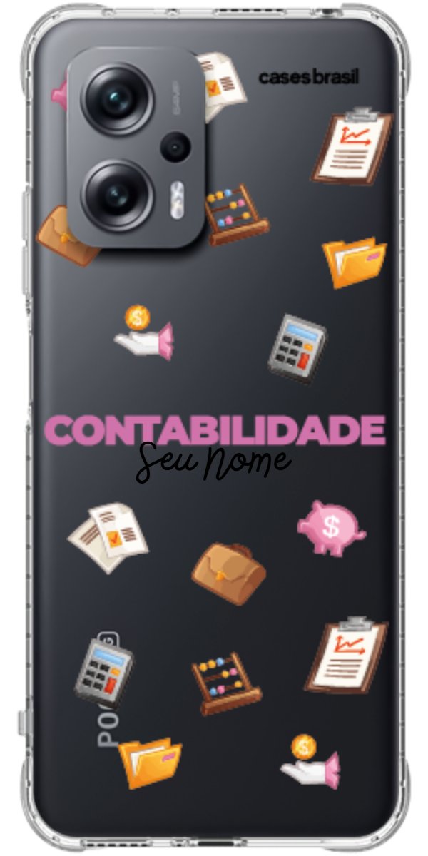 Capinha para celular Contabilidade - Profissão Com Nome