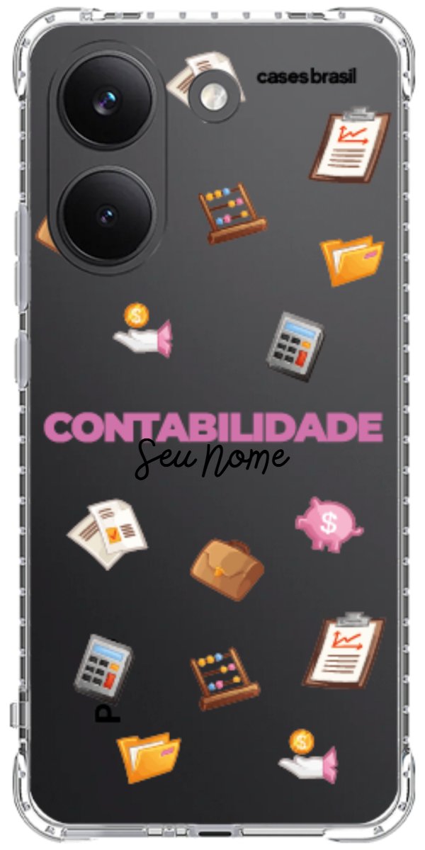 Capinha para celular Contabilidade - Profissão Com Nome