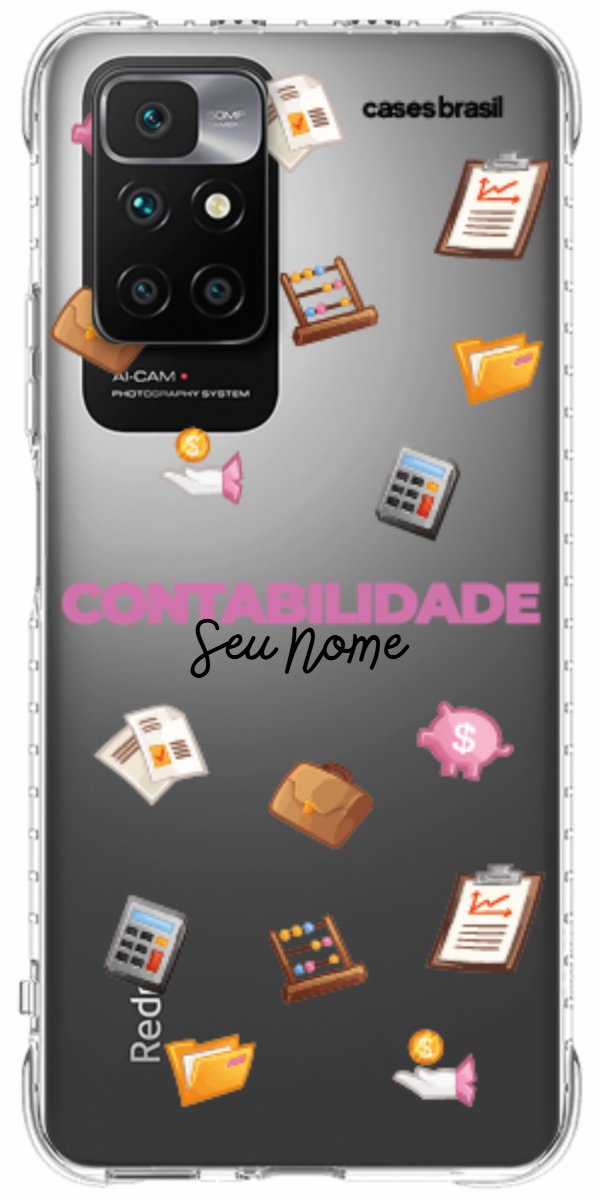 Capinha para celular Contabilidade - Profissão Com Nome