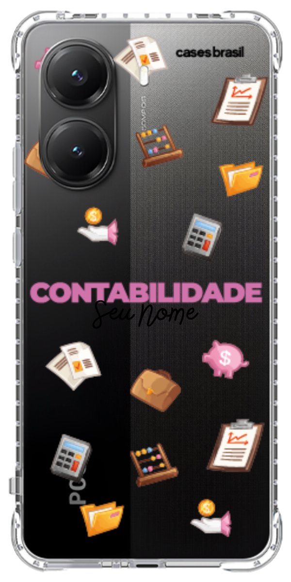 Capinha para celular Contabilidade - Profissão Com Nome