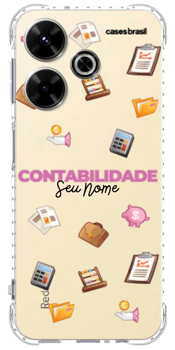 Capinha para celular Contabilidade - Profissão Com Nome