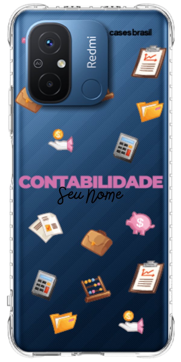 Capinha para celular Contabilidade - Profissão Com Nome
