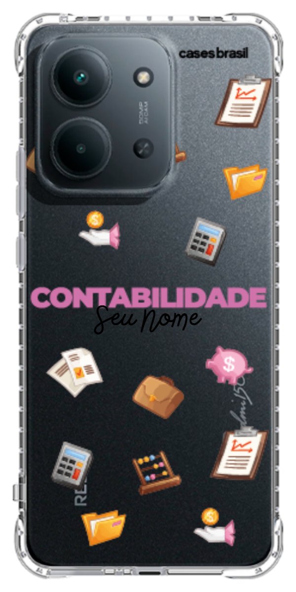 Capinha para celular Contabilidade - Profissão Com Nome
