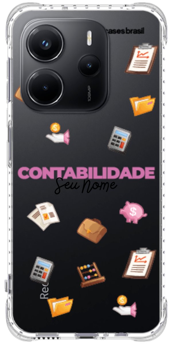Capinha para celular Contabilidade - Profissão Com Nome