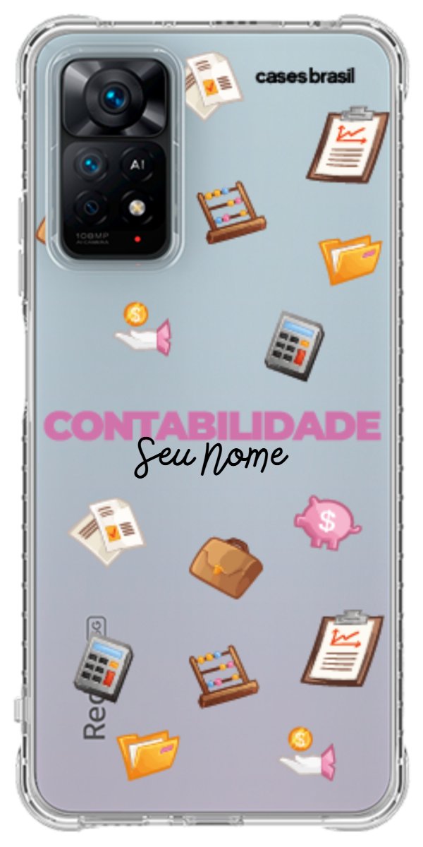 Capinha para celular Contabilidade - Profissão Com Nome