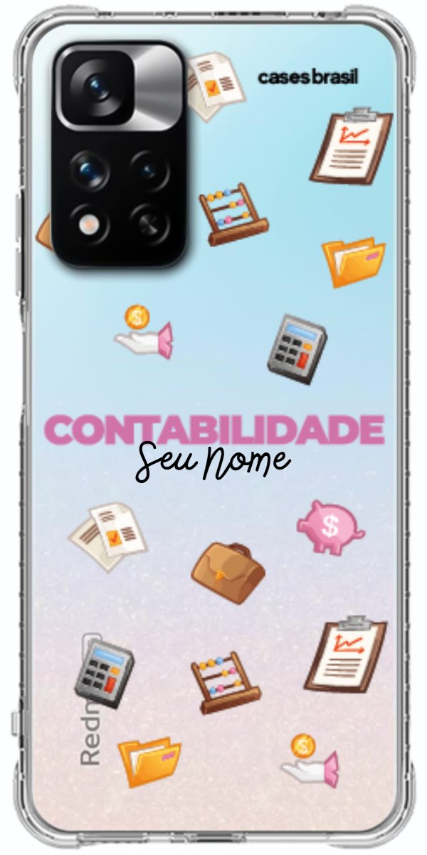 Capinha para celular Contabilidade - Profissão Com Nome