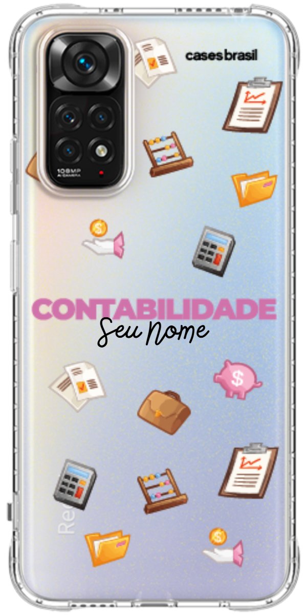 Capinha para celular Contabilidade - Profissão Com Nome