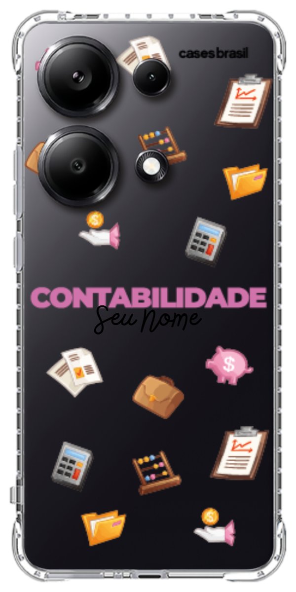 Capinha para celular Contabilidade - Profissão Com Nome