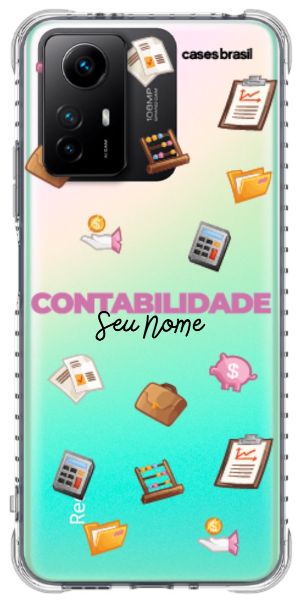 Capinha para celular Contabilidade - Profissão Com Nome