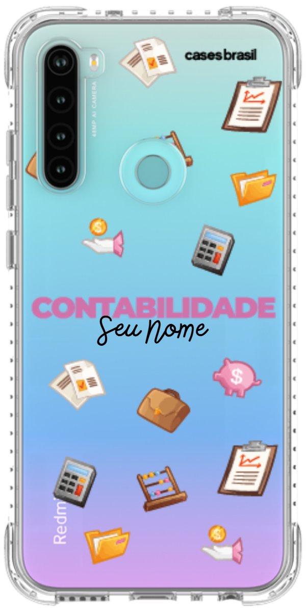 Capinha para celular Contabilidade - Profissão Com Nome