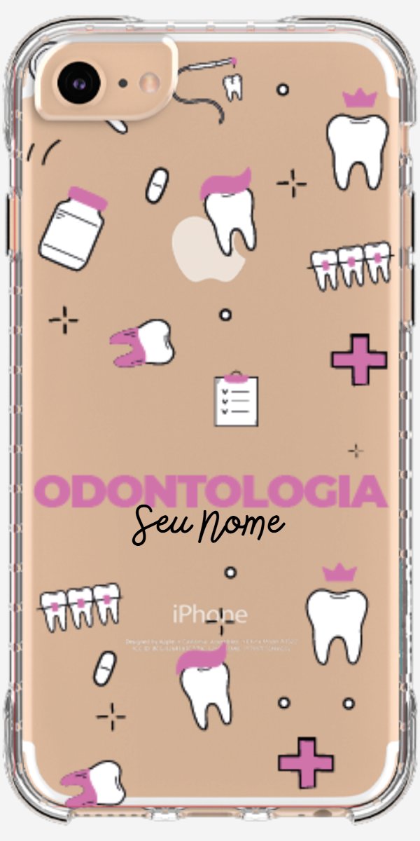 Capinha para celular Odontologia - Profissão Com Nome