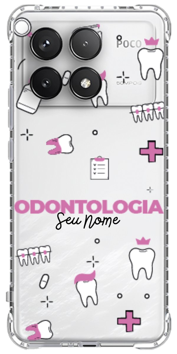 Capinha para celular Odontologia - Profissão Com Nome