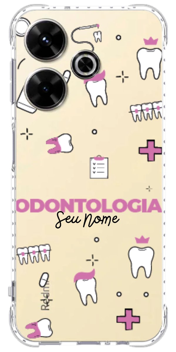 Capinha para celular Odontologia - Profissão Com Nome