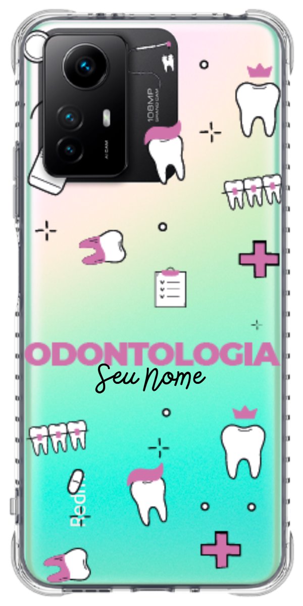 Capinha para celular Odontologia - Profissão Com Nome