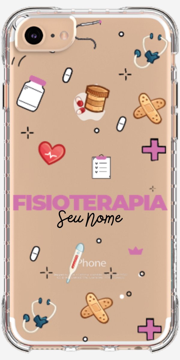 Capinha para celular Fisioterapia - Profissão Com Nome